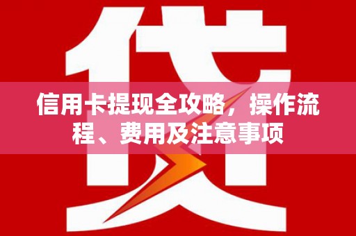 赞皇信用卡提现全攻略，操作流程、费用及注意事项
