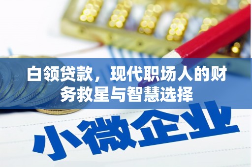 赞皇白领贷款，现代职场人的财务救星与智慧选择
