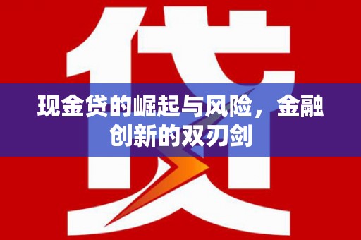 赞皇现金贷的崛起与风险，金融创新的双刃剑