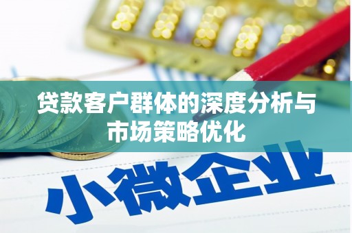 赞皇贷款客户群体的深度分析与市场策略优化