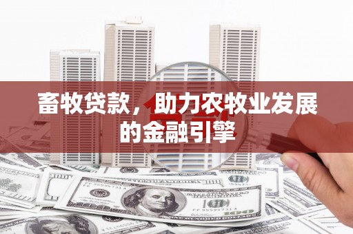 赞皇畜牧贷款，助力农牧业发展的金融引擎