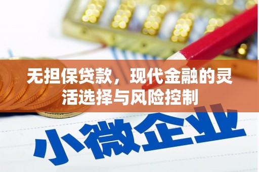 赞皇无担保贷款，现代金融的灵活选择与风险控制