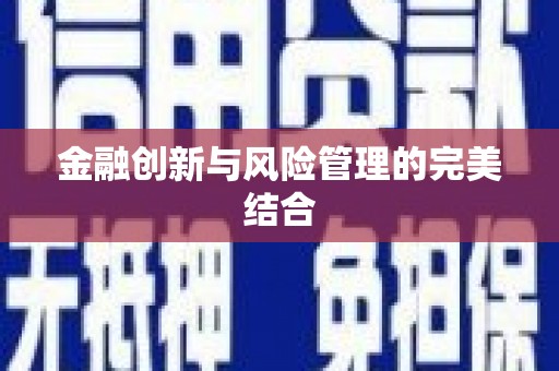 赞皇金融创新与风险管理的完美结合