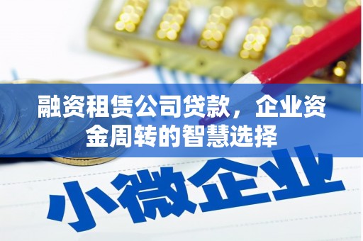 赞皇融资租赁公司贷款，企业资金周转的智慧选择