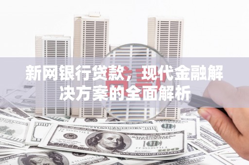 赞皇新网银行贷款，现代金融解决方案的全面解析