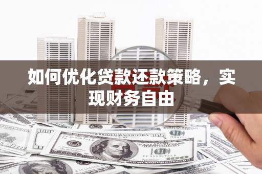 赞皇如何优化贷款还款策略，实现财务自由