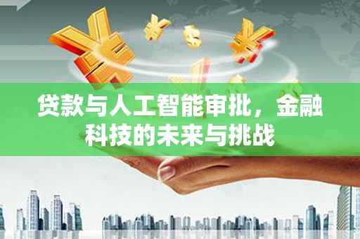 赞皇贷款与人工智能审批，金融科技的未来与挑战