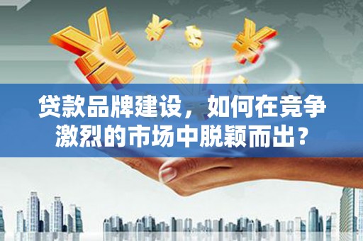 赞皇贷款品牌建设，如何在竞争激烈的市场中脱颖而出？