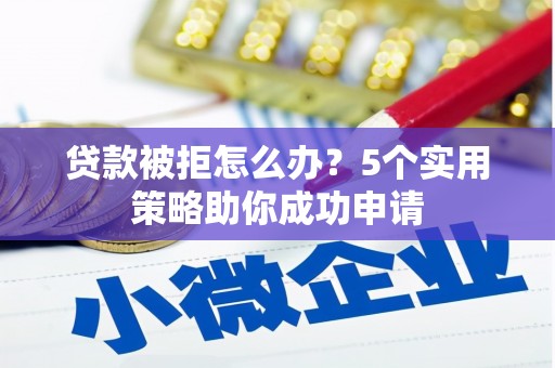 赞皇贷款被拒怎么办？5个实用策略助你成功申请