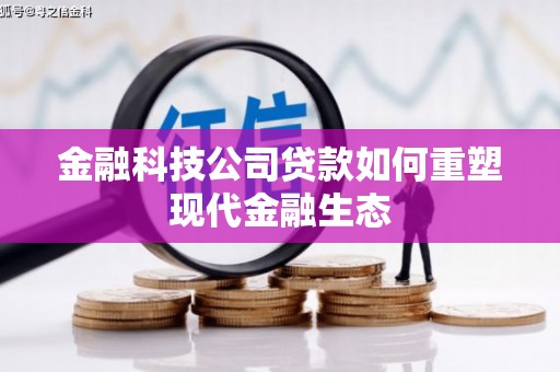 赞皇金融科技公司贷款如何重塑现代金融生态