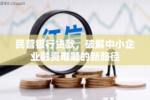 赞皇民营银行贷款，破解中小企业融资难题的新路径