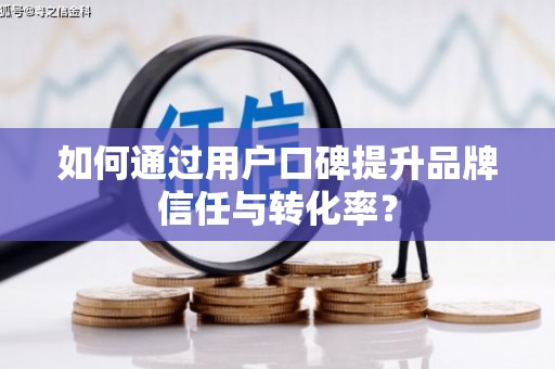赞皇如何通过用户口碑提升品牌信任与转化率？