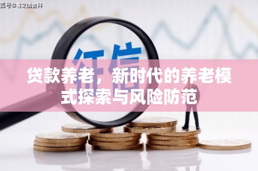 赞皇贷款养老，新时代的养老模式探索与风险防范