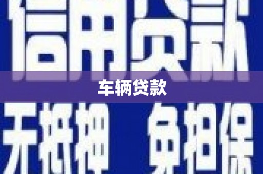 赞皇车辆贷款